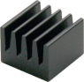 IC-Kühlkörper, 8 x 8 x 6 mm, 74 K/W, Schwarz eloxiert