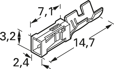 182198-1 AMP Crimpkontakte