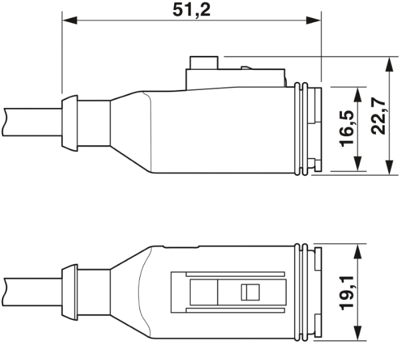 1414995 Phoenix Contact Sensor-Aktor Kabel Bild 2