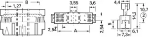 1-215882-4 AMP PCB Connection Systems