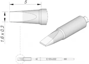 C105222 JBC Lötspitzen, Entlötspitzen und Heißluftdüsen