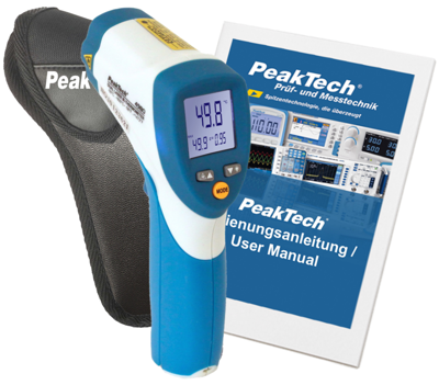 P 4980 PeakTech Thermometer, Anzeigegeräte Bild 1