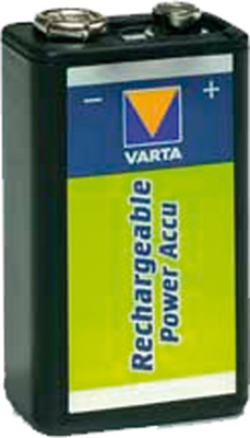 56722 101 111 VARTA Rundzellen-Akkus, 9V-Block-Akkus