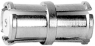 Koaxial-Adapter, 50 Ω, SMP-Buchse auf SMP-Buchse, gerade, 100025163