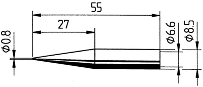 0842SDLF/SB Ersa Lötspitzen, Entlötspitzen und Heißluftdüsen Bild 2