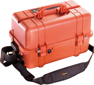 1460-EMS, ORANGE Peli Wagen, Taschen, Koffer und Halter Bild 1