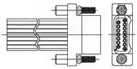 1589788-2 TE Connectivity D-Sub Steckverbinder