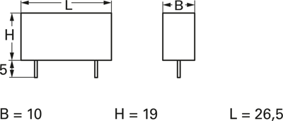 MK105K25BC SEIKA Electric Film Capacitors Image 2