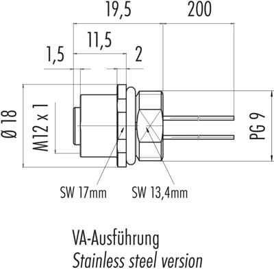 76 2134 0111 00104-0200 binder Sensor-Aktor Kabel Bild 2