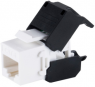 RJ45 Keystone, Cat 6, Buchse auf Kabel, gerade, BS08-10037