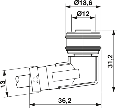 1386380 Phoenix Contact Sensor-Aktor Kabel Bild 2