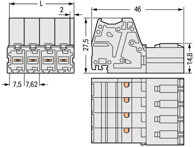 831-3203/133-000 WAGO Connecting Blocks Image 2