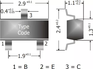 BC847B Diotec Bipolar Transistoren