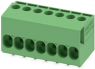 Leiterplattenklemme, 7-polig, RM 5.08 mm, 0,2-4,0 mm², 24 A, Schraubanschluss, grün, 1017496