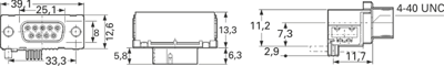 154256 ERNI D-Sub Connectors