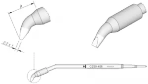 C250406 JBC Lötspitzen, Entlötspitzen und Heißluftdüsen