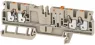 Trenn- und Messtrenn Reihenklemme, Push-in-Anschluss, 0,5-2,5 mm², 20 A, 6 kV, dunkelbeige, 1989860000