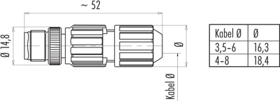 99 0527 12 04 binder Sensor-Aktor Rundsteckverbinder Bild 2