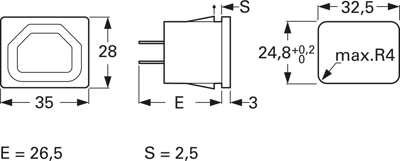 6600.4225 SCHURTER Gerätesteckverbinder Bild 2