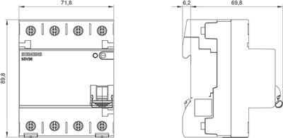 5SV3642-4KK14 Siemens FI Circuit Breakers Image 2