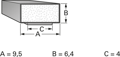 DRE9,5X6,4NI-N4V0-1,0M MTC Gehäusezubehör