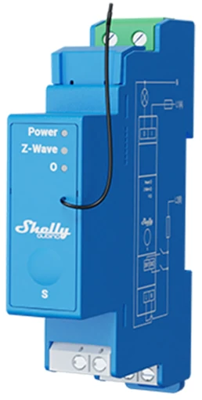 SHELLY W PRO 1 Shelly Monitoring Relays Image 1