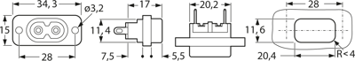 6160.0013 SCHURTER Device Connectors Image 2