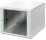 9 HE Wandschrank, (H x B x T) 505 x 600 x 600 mm, IP20, Stahlblech, lichtgrau, DN-19 09U-6/6-EC