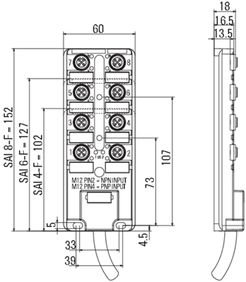 1814990000 Weidmüller Sensor-Aktor Verteilerboxen Bild 2