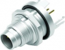 Einbaustecker, 2-polig, THT, Schraubverriegelung, gerade, 09 0403 30 02