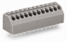 Leiterplattenklemme, 17-polig, RM 3.5 mm, 0,2-1,5 mm², 8 A, Push-in Käfigklemme, grau, 250-117