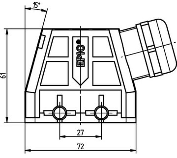 70250210 LAPP Gehäuse für schwere Steckverbinder Bild 3