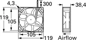 ASFP14B91 Panasonic Axiallüfter