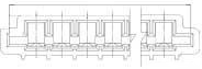 6-487509-1 AMP FFP/FPC Steckverbinder, ZIF Steckverbinder