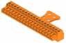 Buchsenleiste, 19-polig, RM 3.81 mm, gerade, orange, 1236440000