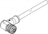 Sensor-Aktor Kabel, M12-Kabeldose, abgewinkelt auf offenes Ende, 4-polig, 10 m, PUR, grün, 21349500477100