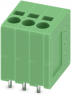 Leiterplattenklemme, 3-polig, RM 3.5 mm, 0,2-1,5 mm², 17.5 A, Federklemmanschluss, grün, 1990863