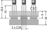 Bipolartransistor, PNP, -100 mA, -45 V, THT, TO-92, BC557B
