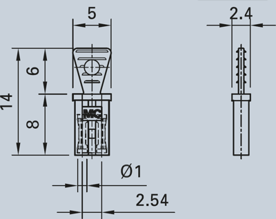 24.0052-22 Stäubli Electrical Connectors Kurzschlussstecker Bild 2