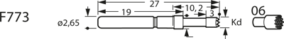 F77306B400G300C Feinmetall Prüfstifte