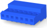 Buchsengehäuse, 7-polig, RM 2.54 mm, abgewinkelt, blau, 3-640442-7