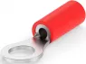 Insulated ring cable lug, 0.26-1.65 mm², AWG 22 to 16, 4.82 mm, red