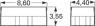 Reed relay, 10 V·A, NO, 0.5 A