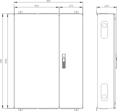 8GK1123-5KA32 Siemens Switch Cabinets, server cabinets Image 2