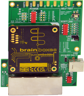 PE-405 BRAINBOXES ETHERNET switches Image 1