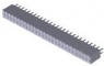 Socket header, 54 pole, pitch 2.54 mm, straight, black, 2-534206-7