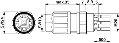 1437274 Phoenix Contact Accessories for Industrial Connectors Image 2