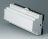 Polyphenylene oxide/polycarbonate DIN rail enclosure, (L x W x H) 82 x 204 x 90 mm, light gray/black, B6506110