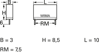 MKP4F021002B00KSSD Wima Film Capacitors Image 2