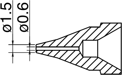 N61-01 Hakko Soldering tips, desoldering tips and hot air nozzles